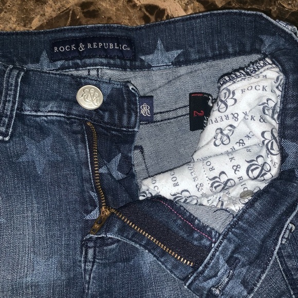 🖤 Rock & Republic Stars Raw Print - Picture 5 of 5